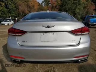 2017 Genesis G80 3.8L with VIN KMHGN4JE2HU201321, listed as a Copart auction lot 75986504 with 79,064 mi miles and Salvage Title. Bid and sale history available at carsss.com. Image 6.