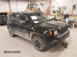 2015 Jeep Renegade Trailhawk with VIN ZACCJBCT7FPB35801, listed as a IAAI auction lot 41991084 with 119,887 mi miles and . Bid and sale history available at carsss.com. Image 1.