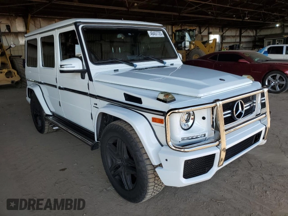 2016 Mercedes-Benz G 63 AMG with VIN WDCYC7DF9GX260877, listed as a Copart auction lot 46457725 with 82,570 mi miles and Clean title. Bid and sale history available at DreamBid. Image 4.