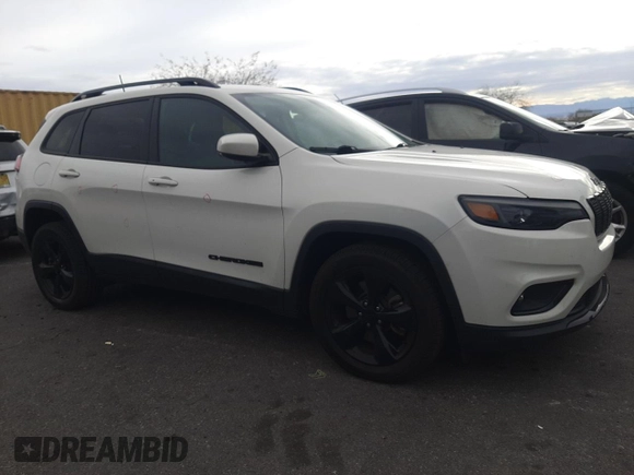 2019 Jeep Cherokee Latitude Plus with VIN 1C4PJLLBXKD490291, listed as a Copart auction lot 48902625 with 48,128 mi miles and Salvage Title. Bid and sale history available at carsss.com. Image 4.