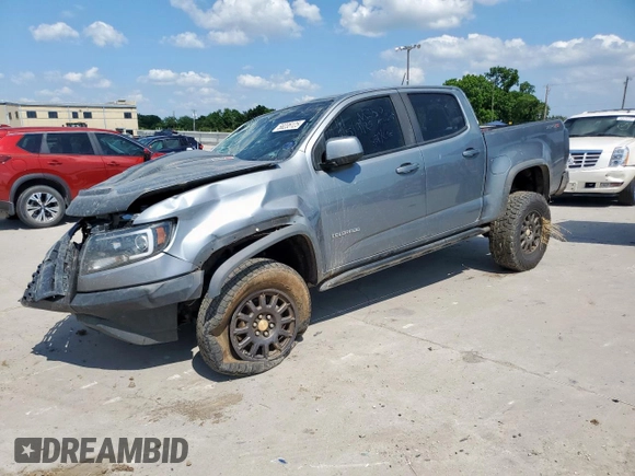 2018 Chevrolet Colorado 4WD ZR2 z VIN 1GCPTEE11J1243686, wystawiony jako Copart lot #58235125 z przebiegiem 144 760 mil mil oraz Szkoda całkowita • Salvage title. Historia ofert i sprzedaży dostępna na DreamBid. Obrazek 1.