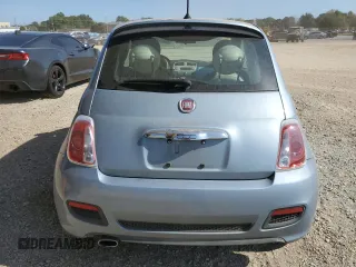 2014 FIAT 500 Sport with VIN 3C3CFFBR0ET301019, listed as a Copart auction lot 76070454 with 43,212 mi miles and Salvage Title. Bid and sale history available at carsss.com. Image 6.