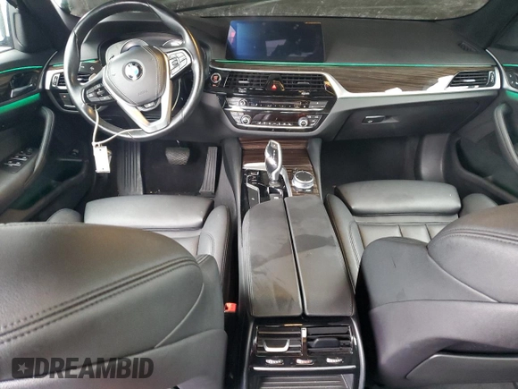 2018 BMW 5 Series 530i xDrive with VIN WBAJA7C59JG908065, listed as a Copart auction lot 84892164 with 468 mi miles and Salvage Title. Bid and sale history available at carsss.com. Image 8.
