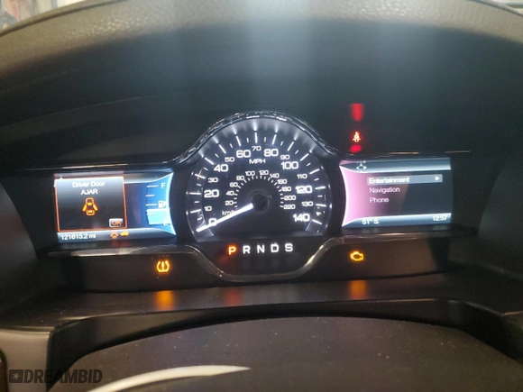 2014 Lincoln MKS EcoBoost with VIN 1LNHL9FT9EG607363, listed as a Copart auction lot 87765345 with 121,615 mi miles and Clean Title. Bid and sale history available at carsss.com. Image 9.