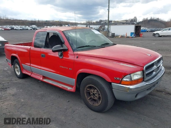 1997 Dodge Dakota with VIN 1B7GL23X4VS239864, listed as a IAAI auction lot 41896307 with 179,255 mi miles. Bid and sale history available at carsss.com. Image 1.