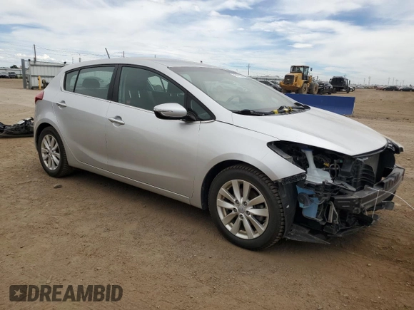 2015 Kia Forte 5-Door EX with VIN KNAFX5A82F5269150, listed as a Copart auction lot 68448944 with 75,269 mi miles and Salvage Title. Bid and sale history available at carsss.com. Image 4.