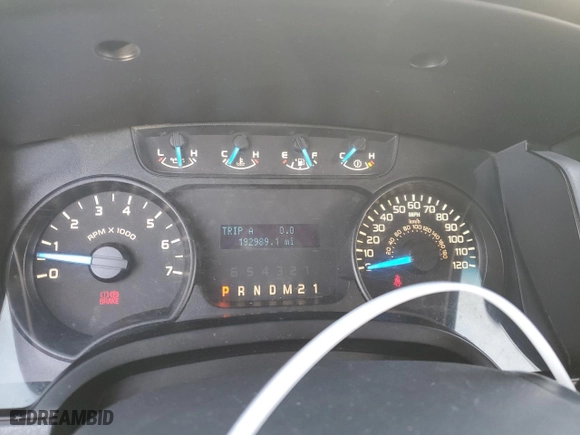 2014 Ford F-150 XL with VIN 1FTNF1CT4EKE45739, listed as a Copart auction lot 87250904 with 192,989 mi miles and Salvage Title. Bid and sale history available at carsss.com. Image 9.