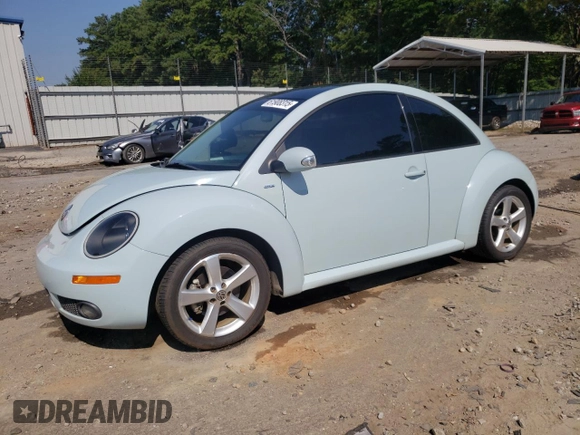 2010 Volkswagen Beetle with VIN 3VWRG3AG0AM027565, listed as a Copart auction lot 61908315 with 74,858 mi miles and Salvage title. Bid and sale history available at DreamBid. Image 1.