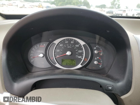 2007 Hyundai Tucson SE with VIN KM8JN12D07U520418, listed as a Copart auction lot 41568235 with 64,256 mi miles and Salvage Title. Bid and sale history available at carsss.com. Image 9.