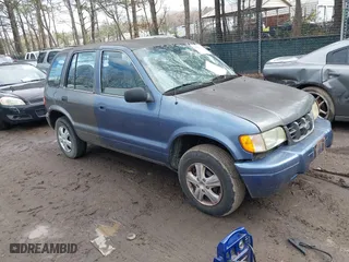 2001 Kia Sportage with VIN KNDJB723515095478, listed as a IAAI auction lot 41823976 with 185,652 mi miles. Bid and sale history available at carsss.com. Image 1.