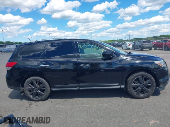 2014 Nissan Pathfinder Platinum with VIN 5N1AR2MM7EC601748, listed as a IAAI auction lot 42202262 with 167,260 mi miles and . Bid and sale history available at DreamBid. Image 13.