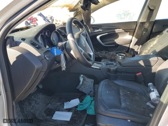 2012 Buick Regal Turbo Premium 1 with VIN 2G4GS5EV0C9144552, listed as a Copart auction lot 42091385 with 0 mi miles and Salvage Title. Bid and sale history available at carsss.com. Image 7.