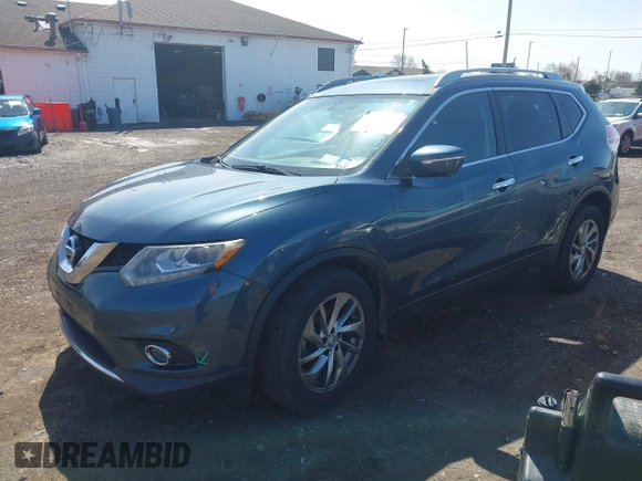 2014 Nissan Rogue SV with VIN 5N1AT2MV8EC819577, listed as a IAAI auction lot 41921183 with 141,998 mi miles. Bid and sale history available at carsss.com. Image 2.