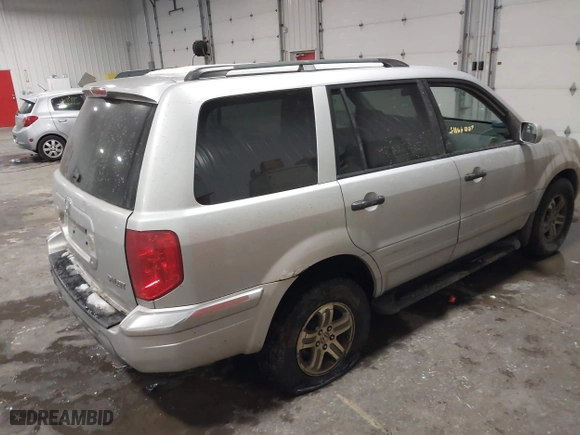 2004 Honda Pilot EX with VIN 2HKYF18654H515004, listed as a IAAI auction lot 41166007 with 0 mi miles. Bid and sale history available at carsss.com. Image 4.
