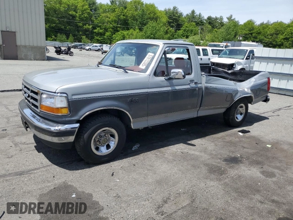 1993 Ford F-150 z VIN 2FTDF15N4PCA95188, wystawiony jako Copart lot #57810385 z przebiegiem 195 093 mil mil oraz Szkoda całkowita • Salvage title. Historia ofert i sprzedaży dostępna na DreamBid. Obrazek 1.