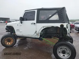 2013 Jeep Wrangler Sport with VIN 1C4AJWAG8DL601399, listed as a IAAI auction lot 42186399 with 130,195 mi miles and . Bid and sale history available at DreamBid. Image 15.