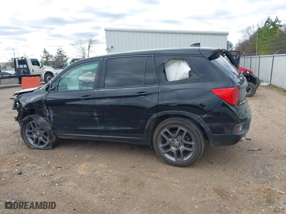 2022 Honda Passport EX-L with VIN 5FNYF7H51NB000270, listed as a IAAI auction lot 41206414 with 61,161 mi miles. Bid and sale history available at carsss.com. Image 15.