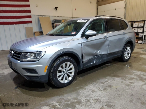 2019 Volkswagen Tiguan S with VIN 3VV0B7AX7KM157721, listed as a Copart auction lot 46492285 with 90,042 mi miles and Salvage Title. Bid and sale history available at carsss.com. Image 1.