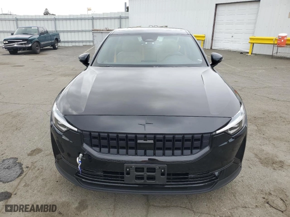 2022 Polestar 2 with VIN LPSED3KA5NL058556, listed as a Copart auction lot 47818745 with 24,529 mi miles and Salvage Title. Bid and sale history available at carsss.com. Image 5.