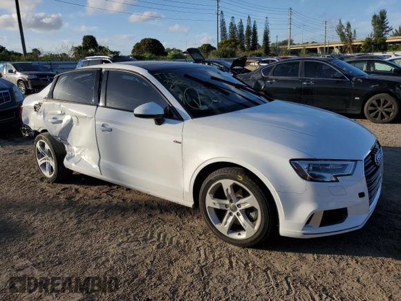 2018 Audi A3 Sedan Premium with VIN WAUAUGFF8J1051851, listed as a Copart auction lot 35794973 with 64,097 mi miles. Bid and sale history available at carsss.com. Image 4.