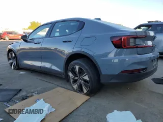 2023 Polestar 2 with VIN YSMED3KA0PL147904, listed as a Copart auction lot 74588974 with 40,199 mi miles and Salvage Title. Bid and sale history available at carsss.com. Image 2.