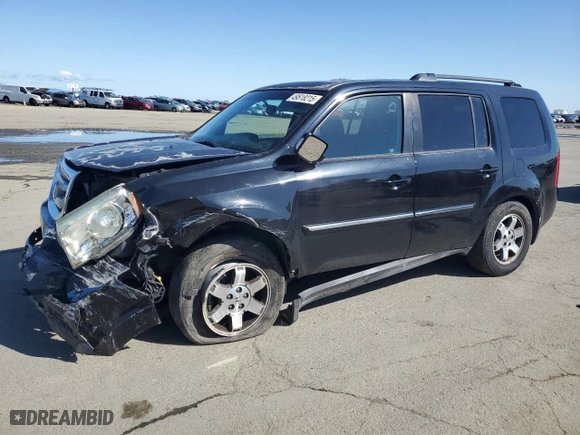 2010 Honda Pilot Touring with VIN 5FNYF4H89AB039918, listed as a Copart auction lot 49518215 with 198,969 mi miles and Salvage Title. Bid and sale history available at carsss.com. Image 1.