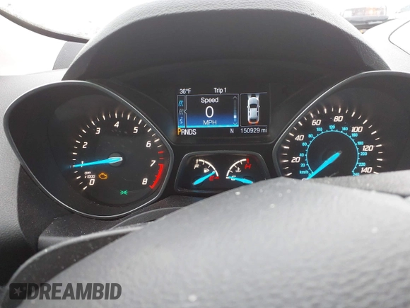 2016 Ford Escape SE with VIN 1FMCU0GXXGUA64940, listed as a IAAI auction lot 41223394 with 150,929 mi miles and . Bid and sale history available at carsss.com. Image 7.