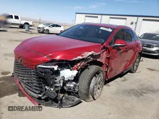 2024 Lexus RX with VIN 2T2BBMCA5RC048221, listed as a Copart auction lot 47268565 with 7,740 mi miles and Salvage Title. Bid and sale history available at carsss.com. Image 1.