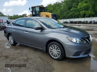 2019 Nissan Sentra S with VIN 3N1AB7AP3KY278468, listed as a Copart auction lot 55444075 with 50,368 mi miles and Salvage Title. Bid and sale history available at DreamBid. Image 4.