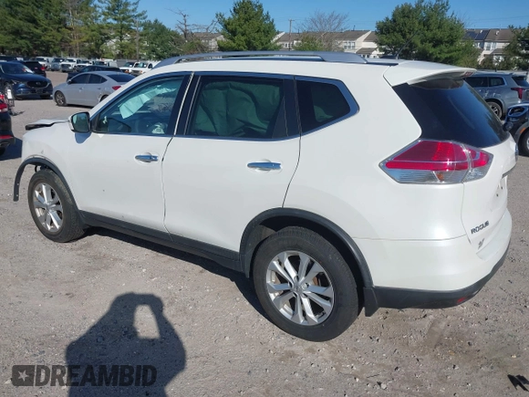 2016 Nissan Rogue SV with VIN KNMAT2MV9GP726986, listed as a IAAI auction lot 42064003 with 108,433 mi miles. Bid and sale history available at carsss.com. Image 3.