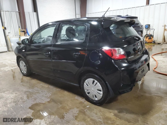 2022 Mitsubishi Mirage ES with VIN ML32AUHJ3NH008597, listed as a Copart auction lot 51968675 with 37,529 mi miles and Salvage Title. Bid and sale history available at carsss.com. Image 2.