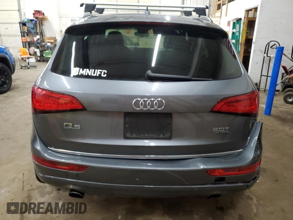2015 Audi Q5 Premium Plus with VIN WA1LFAFP7FA111955, listed as a Copart auction lot 60423655 with 177,604 mi miles and Salvage title. Bid and sale history available at DreamBid. Image 6.