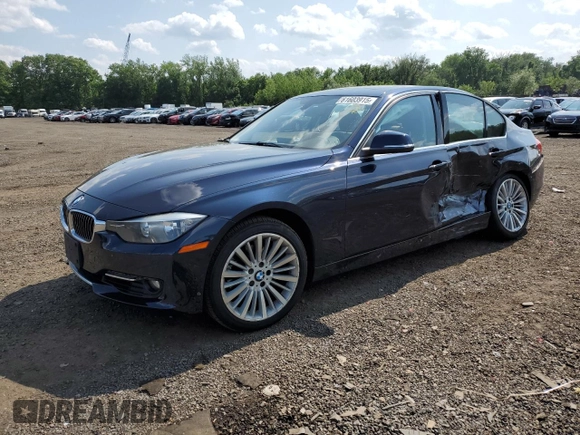 2015 BMW 3 Series 328i xDrive with VIN WBA3B5G50FNS16915, listed as a Copart auction lot 61603915 with 137,059 mi miles and Salvage title. Bid and sale history available at DreamBid. Image 1.