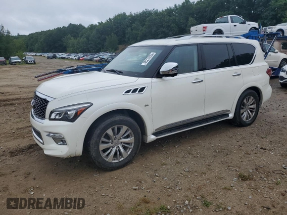 2016 Infiniti QX80 with VIN JN8AZ2NC5G9400686, listed as a Copart auction lot 66276234 with 218,276 mi miles and Clean Title. Bid and sale history available at carsss.com. Image 1.