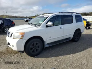 2008 Nissan Armada SE z VIN 5N1AA08D08N623492, wystawiony jako Copart lot #44488795 z przebiegiem 232 730 mil mil oraz Szkoda całkowita • Salvage title. Historia ofert i sprzedaży dostępna na DreamBid. Obrazek 1.