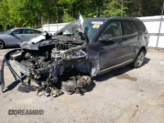 2017 Ford Explorer XLT z VIN 1FM5K8D86HGA19634, wystawiony jako Copart lot #53196185 z przebiegiem Nie podano mil oraz Szkoda całkowita • Salvage title. Historia ofert i sprzedaży dostępna na DreamBid. Obrazek 1.