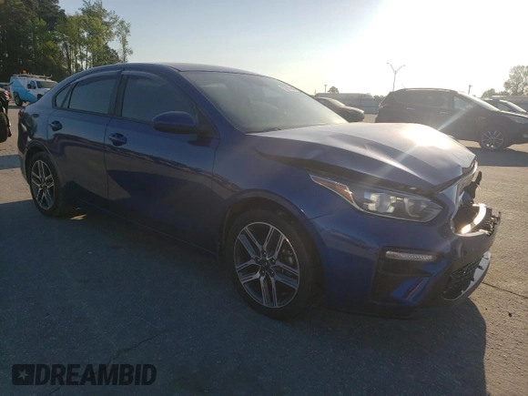 2019 Kia Forte S with VIN 3KPF34AD8KE017035, listed as a Copart auction lot 52567645 with 91,604 mi miles and Clean Title. Bid and sale history available at carsss.com. Image 4.