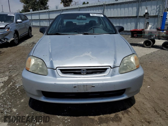 1997 Honda Civic DX with VIN 1HGEJ6128VL021000, listed as a Copart auction lot 56716604 with 152,654 mi miles and Salvage Title. Bid and sale history available at carsss.com. Image 5.