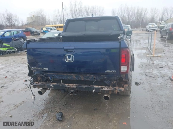 2022 Honda Ridgeline RTL-E with VIN 5FPYK3F72NB036226, listed as a IAAI auction lot 41706285 with 30,869 mi miles. Bid and sale history available at carsss.com. Image 17.
