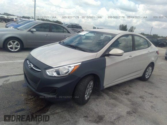 2016 Hyundai Accent SE with VIN KMHCT4AE3GU137129, listed as a IAAI auction lot 41695820 with 43,367 mi miles and . Bid and sale history available at DreamBid. Image 2.