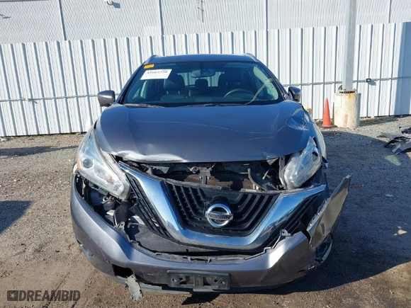 2017 Nissan Murano SL with VIN 5N1AZ2MG8HN189813, listed as a IAAI auction lot 41605558 with 158,440 mi miles. Bid and sale history available at carsss.com. Image 12.