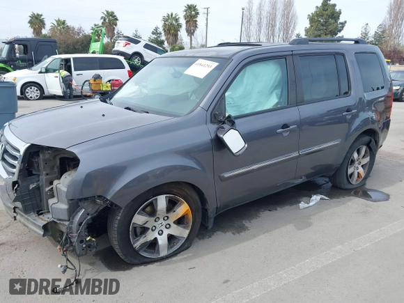 2015 Honda Pilot Touring with VIN 5FNYF3H91FB011847, listed as a IAAI auction lot 41841293 with 99,431 mi miles. Bid and sale history available at carsss.com. Image 18.