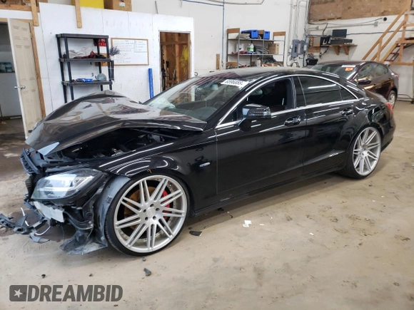 2012 Mercedes-Benz CLS-Class CLS 550 with VIN WDDLJ9BB5CA029849, listed as a Copart auction lot 65968884 with 103,615 mi miles and Salvage Title. Bid and sale history available at carsss.com. Image 1.