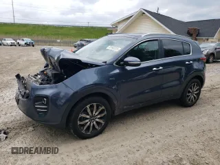 2017 Kia Sportage EX z VIN KNDPNCAC4H7151727, wystawiony jako Copart lot #57942225 z przebiegiem 118 639 mil mil oraz Szkoda całkowita • Salvage title. Historia ofert i sprzedaży dostępna na DreamBid. Obrazek 1.