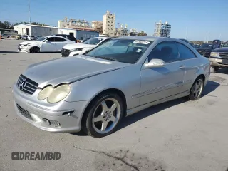 2004 Mercedes-Benz CLK-Class 5.0L with VIN WDBTJ75J34F096888, listed as a Copart auction lot 83302214 with 0 mi miles and Clean Title. Bid and sale history available at carsss.com. Image 1.