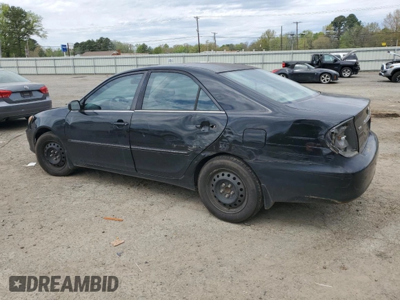 2006 Toyota Camry STD with VIN 4T1BE32K96U112996, listed as a Copart auction lot 50704185 with Not Provided miles and Salvage Title. Bid and sale history available at carsss.com. Image 2.
