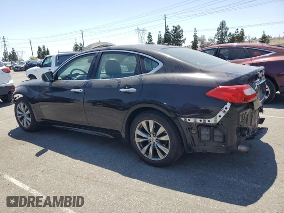 2012 Infiniti M z VIN JN1BY1AP5CM334253, wystawiony jako Copart lot #58262705 z przebiegiem 157 913 mil mil oraz Szkoda całkowita • Salvage title. Historia ofert i sprzedaży dostępna na DreamBid. Obrazek 2.