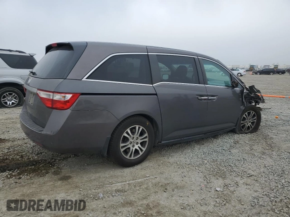 2011 Honda Odyssey EX with VIN 5FNRL5H46BB070299, listed as a Copart auction lot 50550385 with 167,544 mi miles and Salvage Title. Bid and sale history available at carsss.com. Image 3.