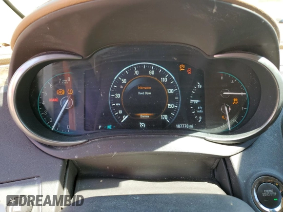2014 Buick LaCrosse Leather with VIN 1G4GB5G32EF107833, listed as a Copart auction lot 63156855 with 187,778 mi miles and Clean title. Bid and sale history available at DreamBid. Image 9.