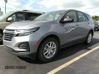 2023 Chevrolet Equinox LS with VIN 3GNAXHEG7PL186404, listed as a IAAI auction lot 42665728 with 41,204 mi miles and . Bid and sale history available at DreamBid. Image 2.